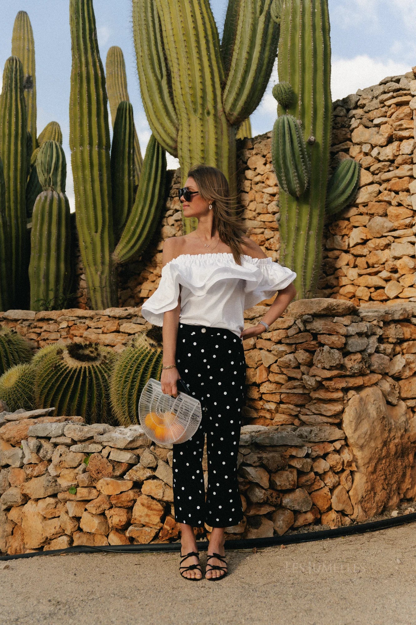Rhea top white - Les Jumelles