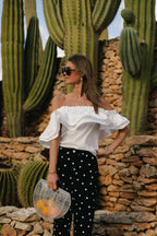 Rhea top white - Les Jumelles