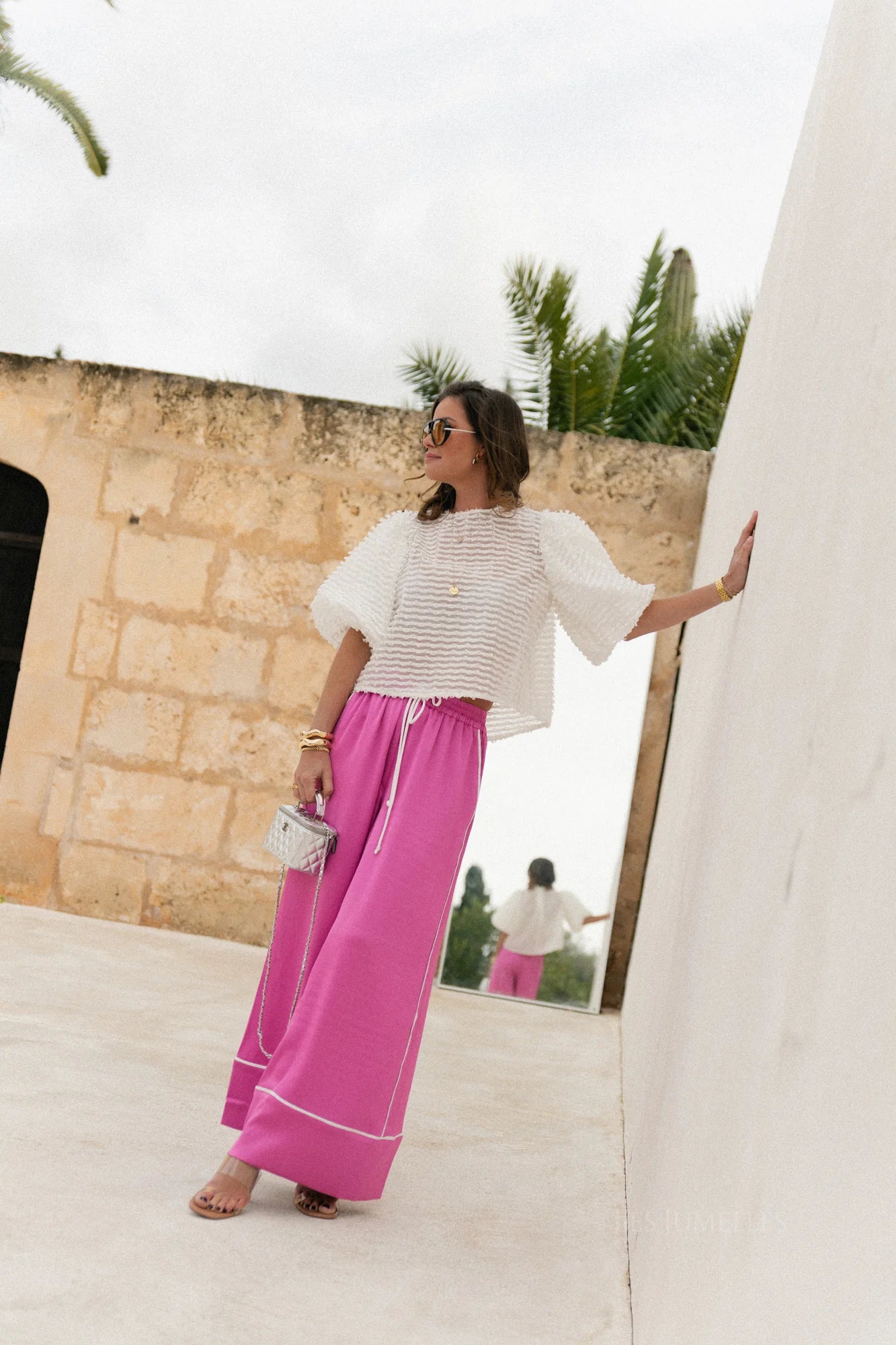 Avril broek roze - Les Jumelles