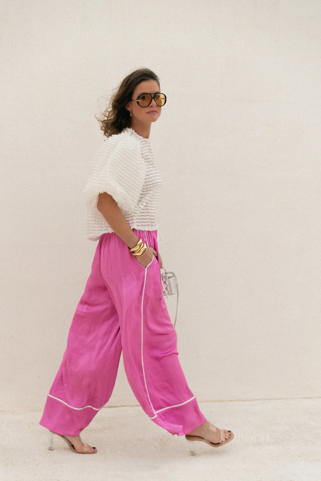 Avril broek roze - Les Jumelles