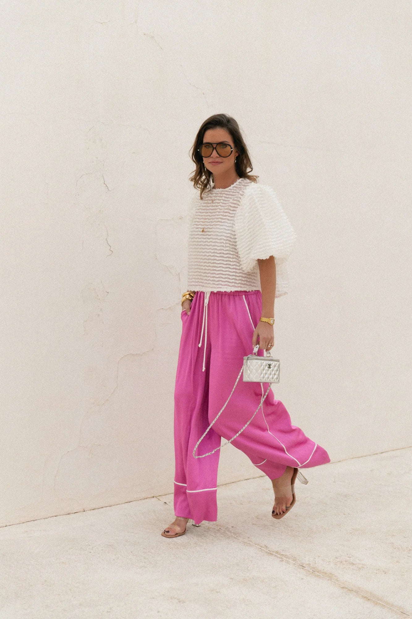 Avril broek roze - Les Jumelles