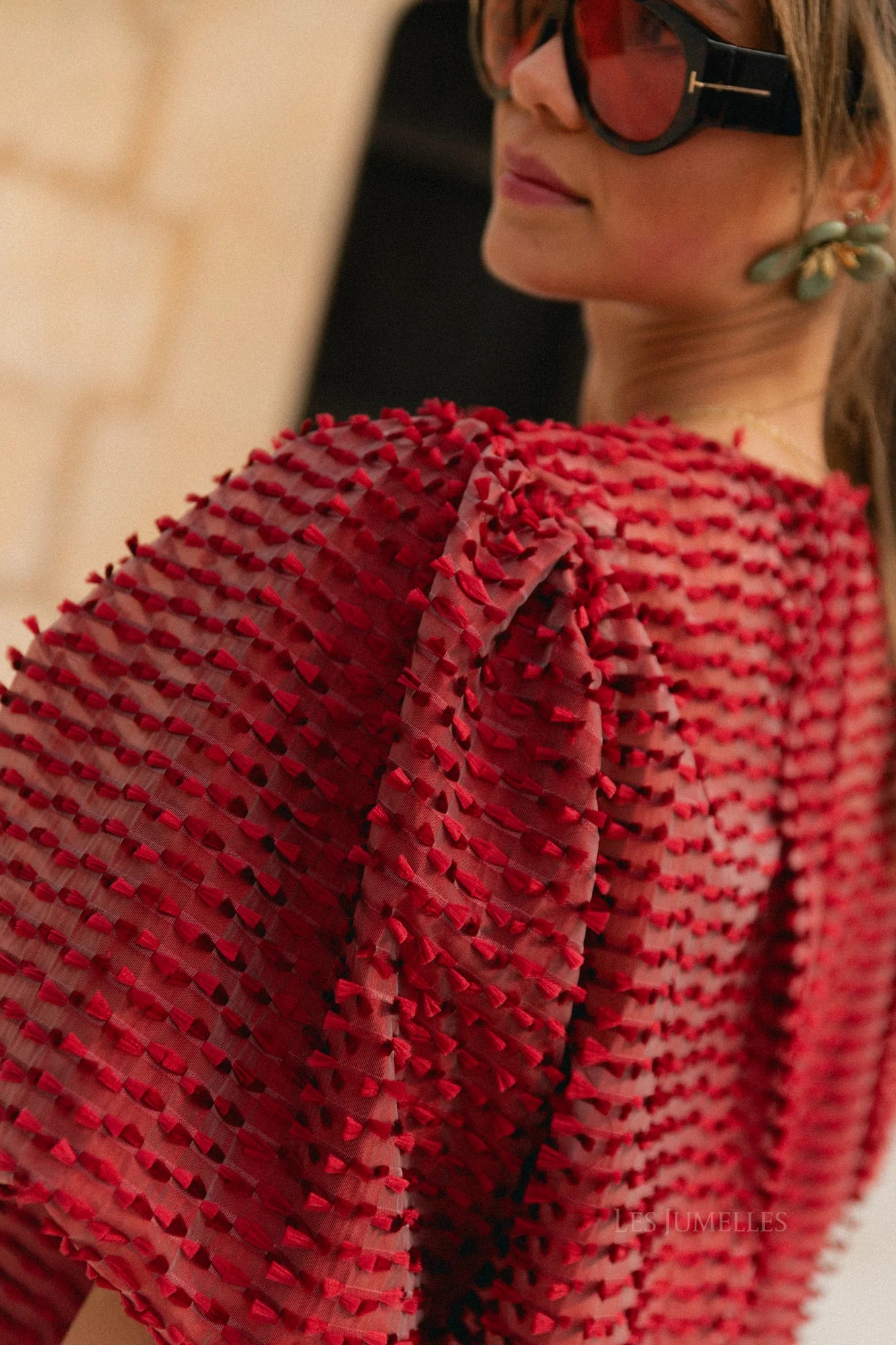Charlotte blouse mauvewood - Les Jumelles