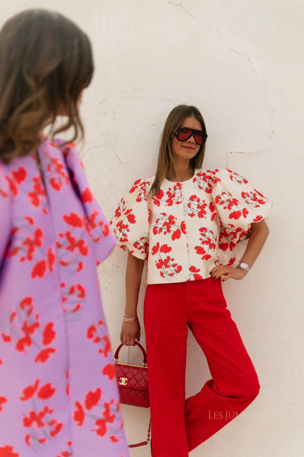 Charlotte blouse multi  - Les Jumelles