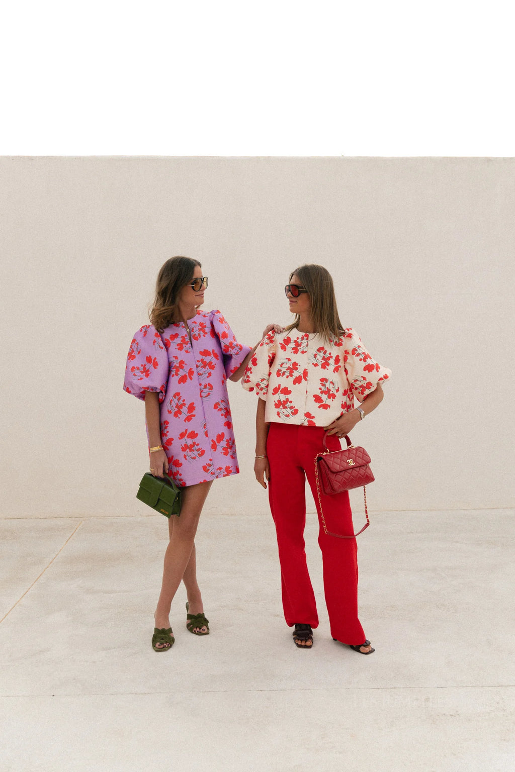 Charlotte blouse multi  - Les Jumelles