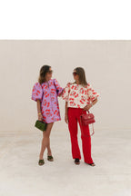 Charlotte blouse multi  - Les Jumelles
