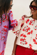 Charlotte blouse multi  - Les Jumelles