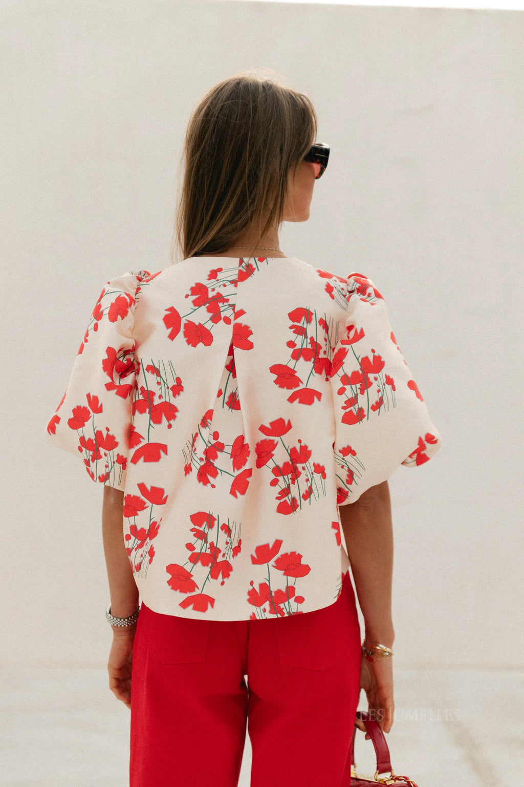 Charlotte blouse multi  - Les Jumelles