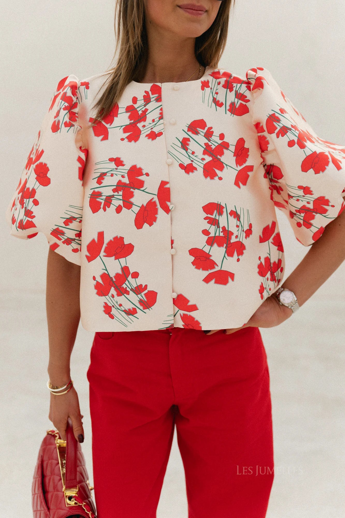 Charlotte blouse multi  - Les Jumelles