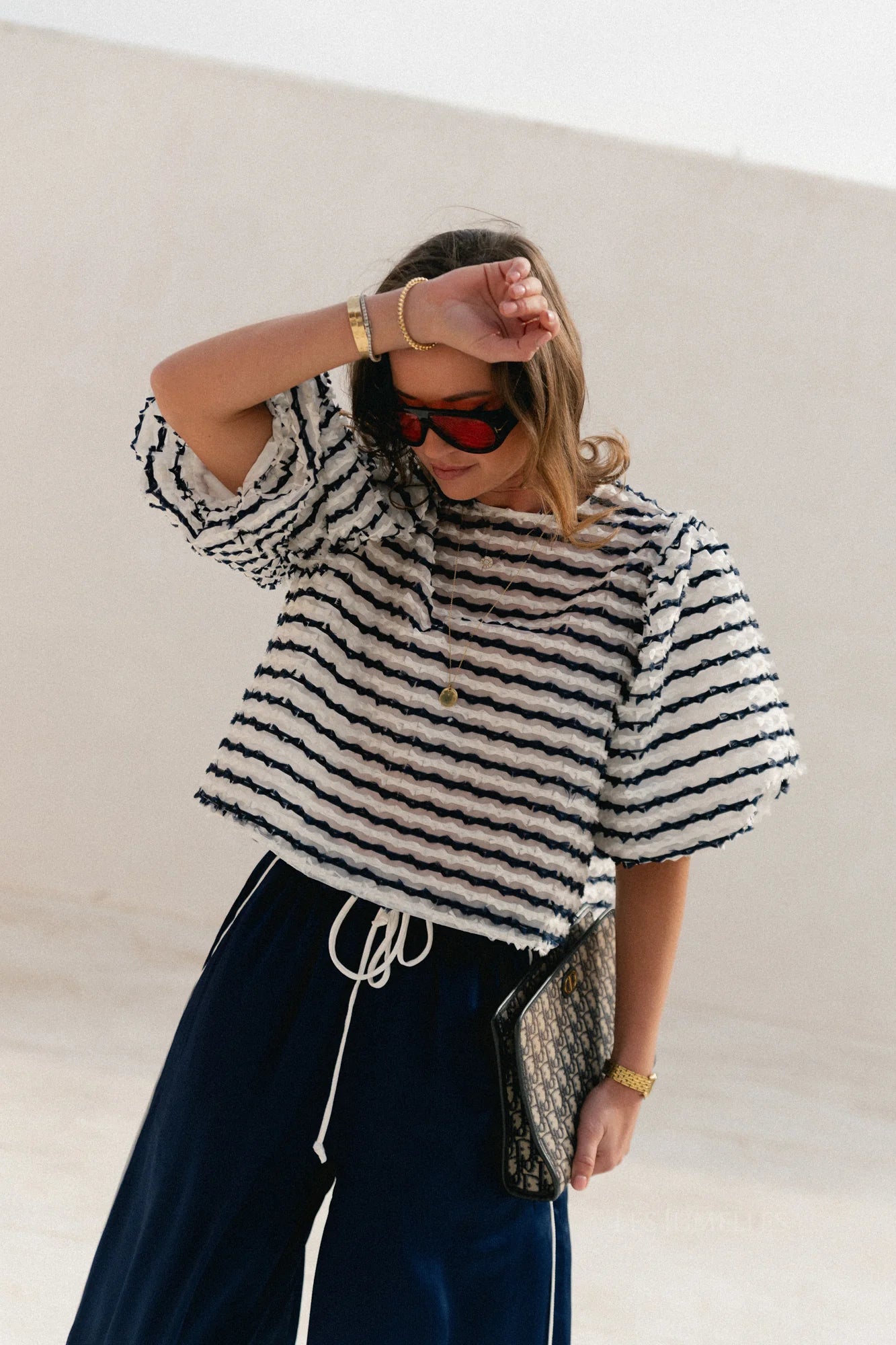 Charlotte blouse stripes - Les Jumelles