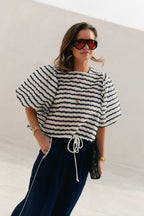 Charlotte blouse stripes - Les Jumelles