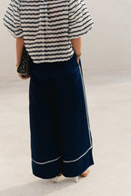 Avril broek navy - Les Jumelles