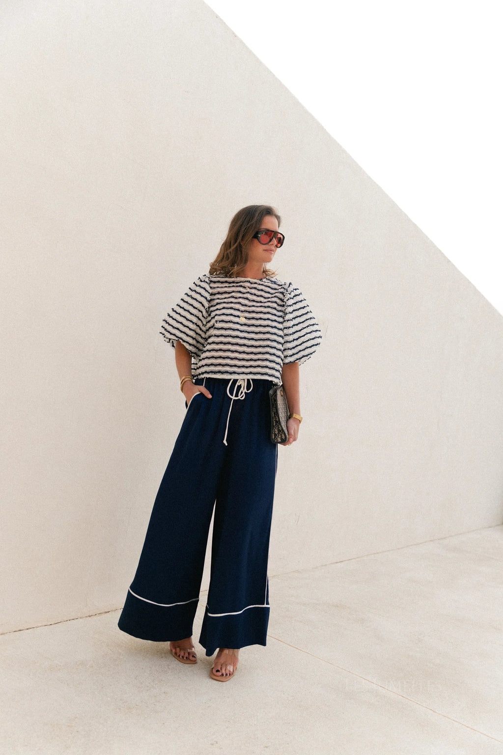 Charlotte blouse stripes - Les Jumelles