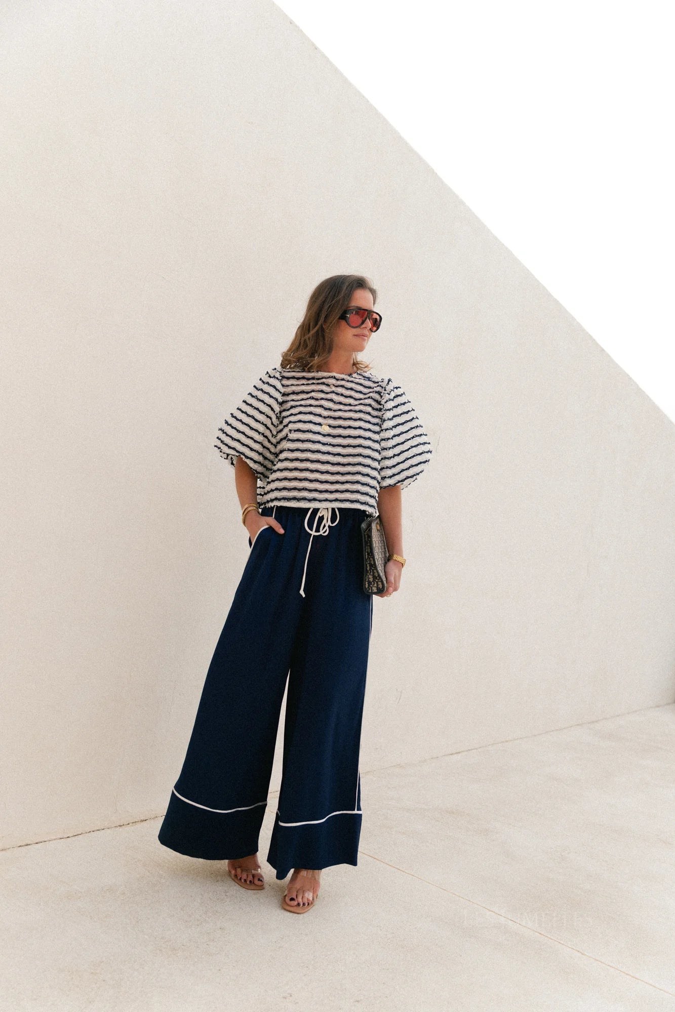 Charlotte blouse stripes - Les Jumelles