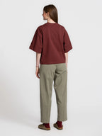 Tiara t-shirt new dark bordeaux - Les Soeurs