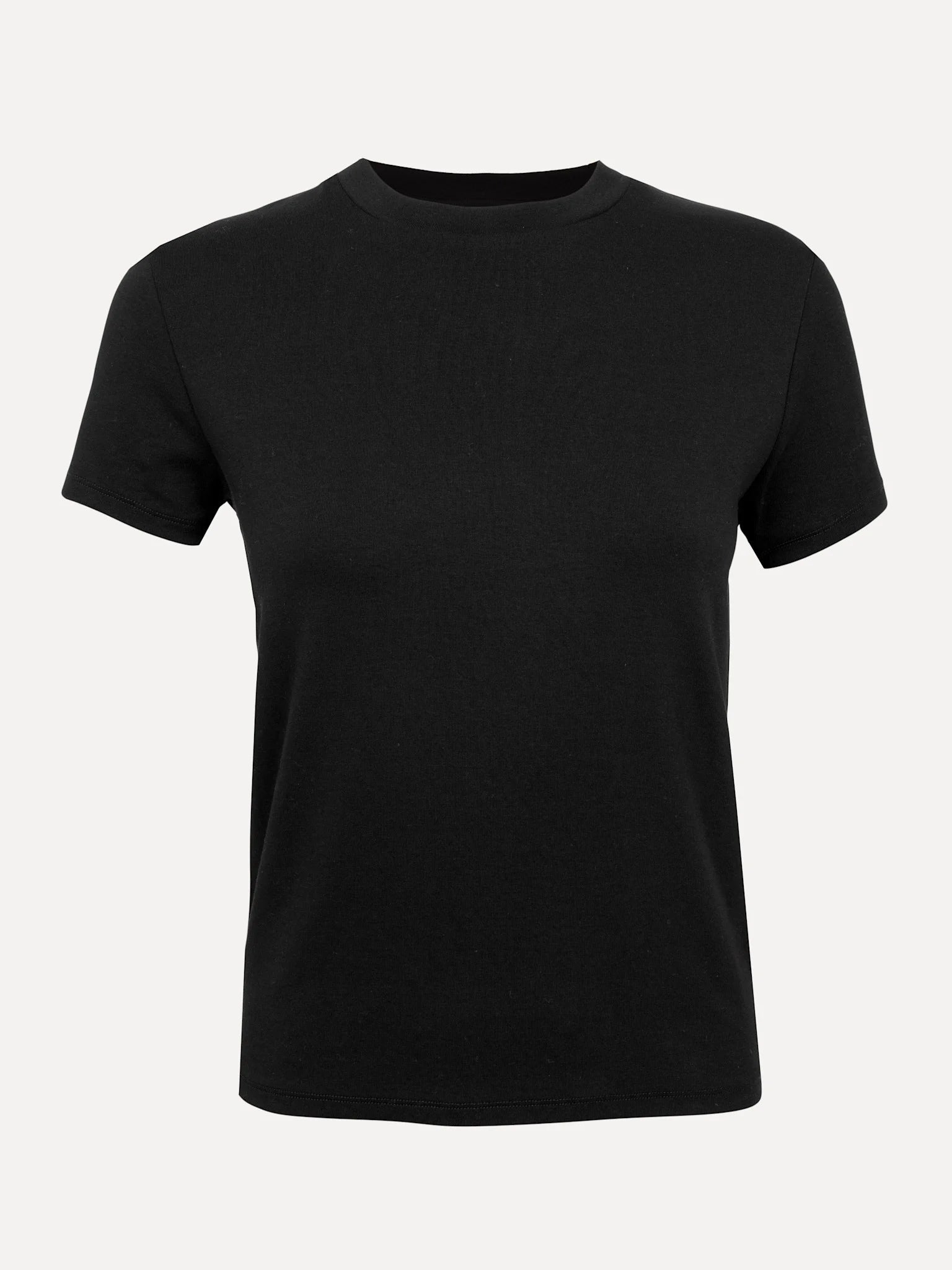 Olive fitted t-shirt black - Les Soeurs