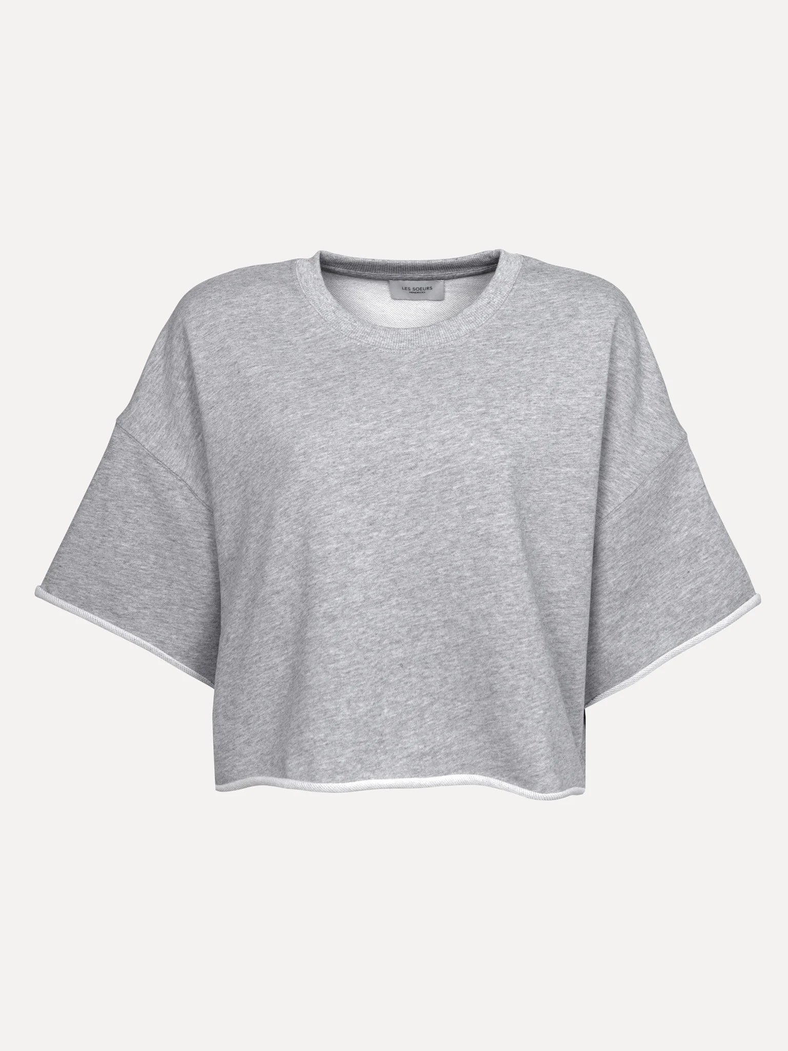 Lucia shirt light grey melange - Les Soeurs