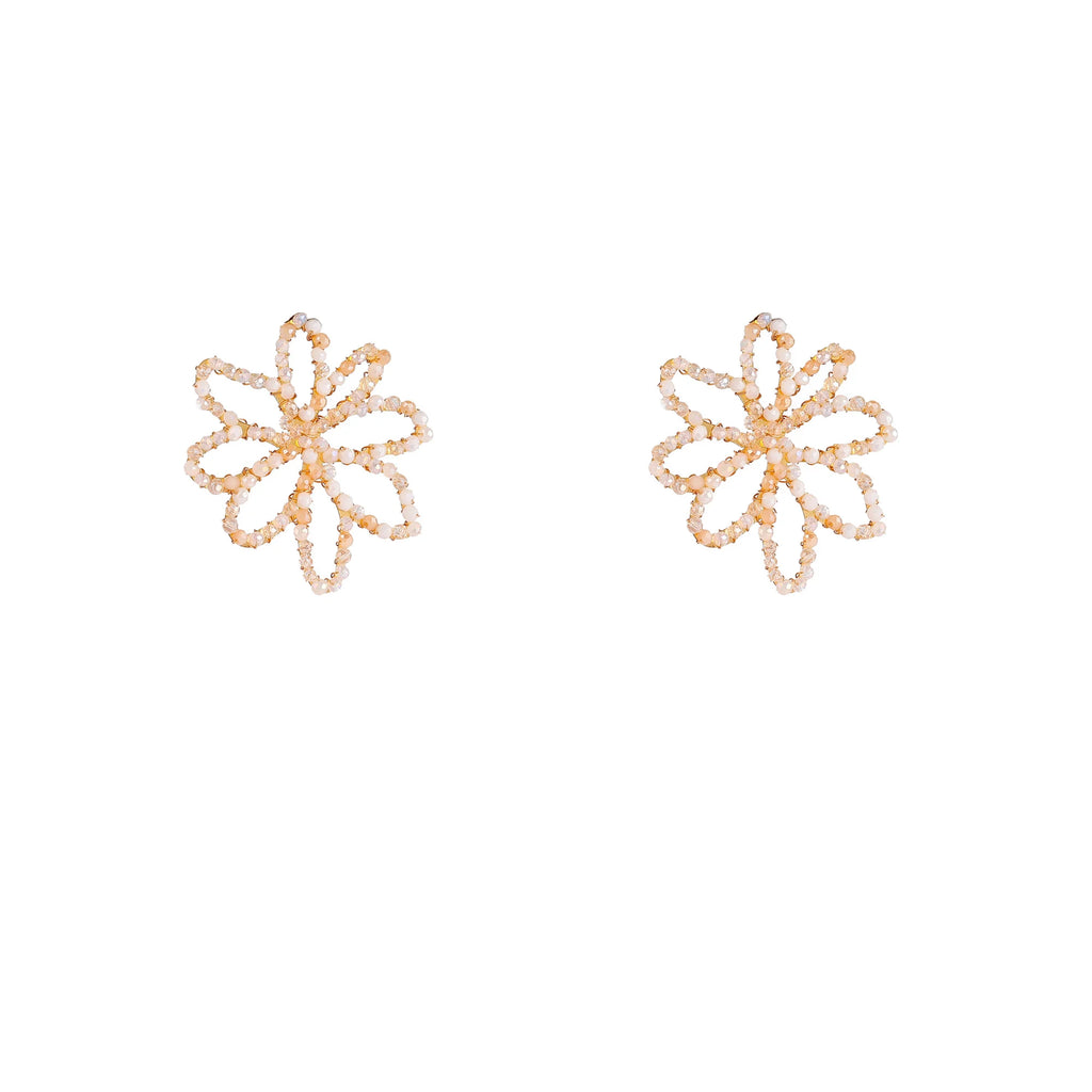 Big flower studs - Day & Eve