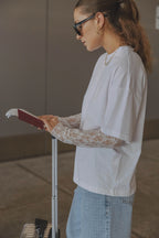 Leonardo longsleeve wihite - Les Soeurs