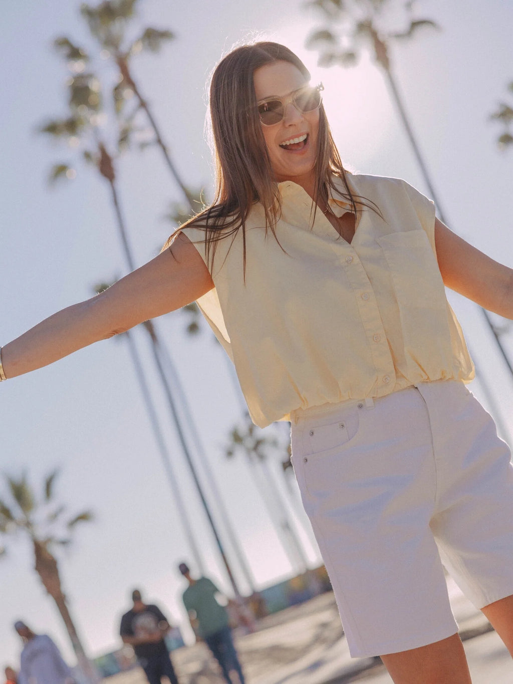 Blue blouse butter - Les Soeurs