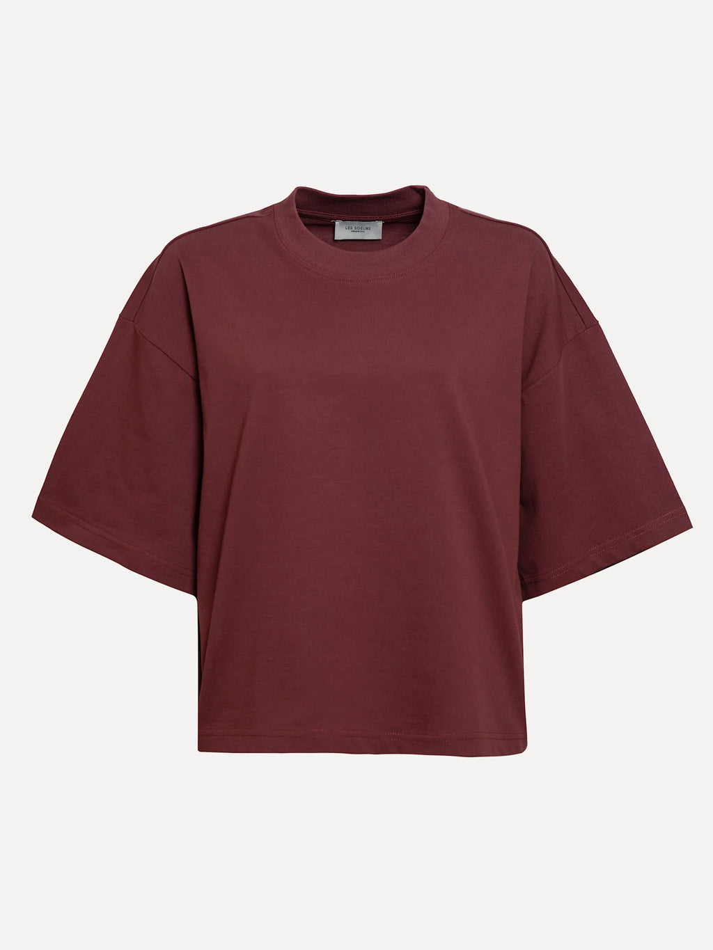 Tiara t-shirt new dark bordeaux - Les Soeurs