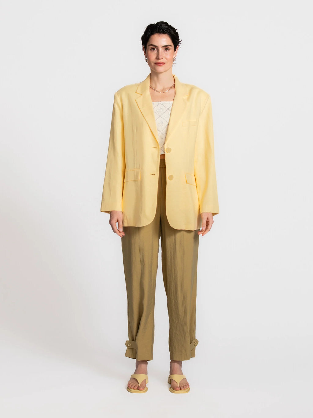 Roman blazer butter - Les Soeurs