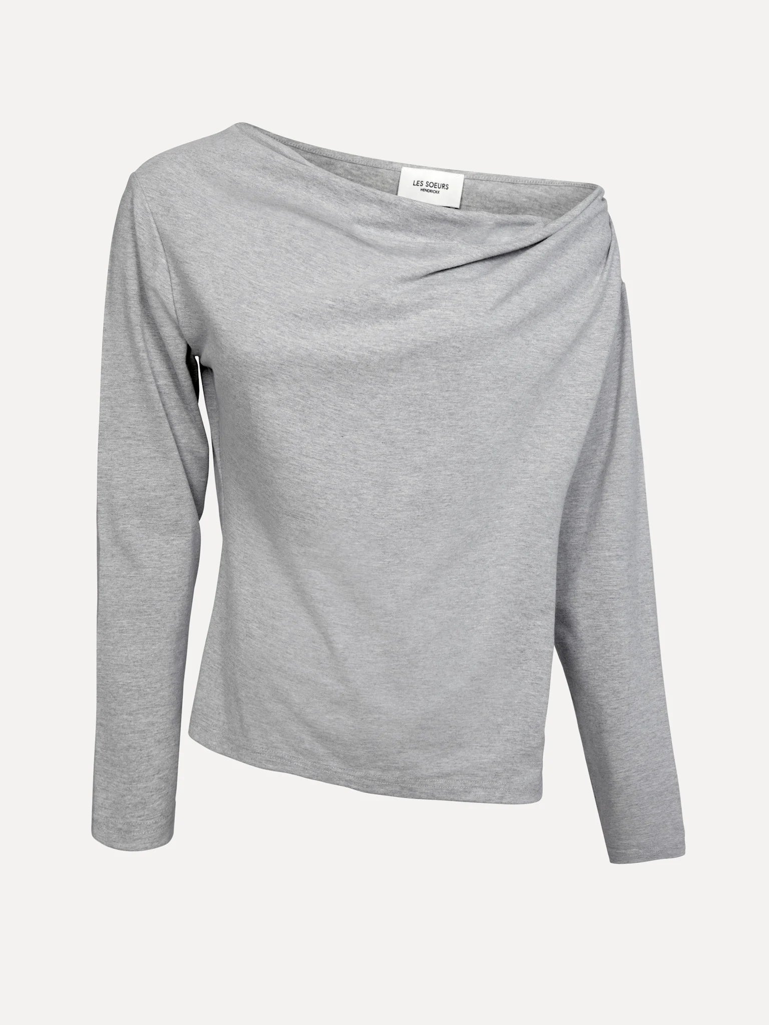 Noxy off shoulder shirt grey - Les Soeurs