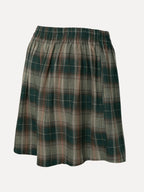 Greta geruite rok green - Les Soeurs