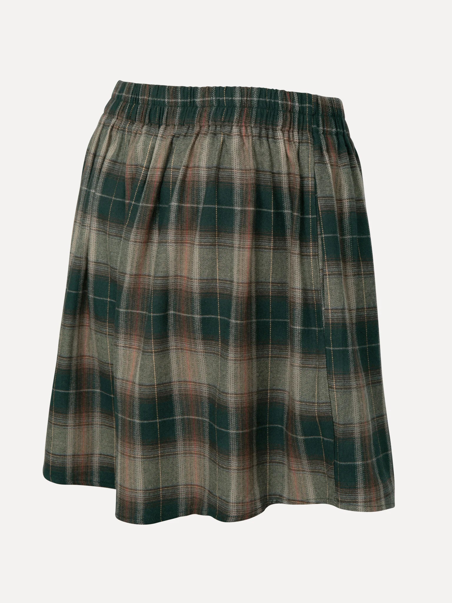 Greta geruite rok green - Les Soeurs