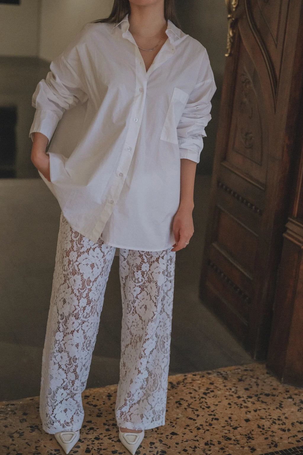 Yara hemd white - Les Soeurs