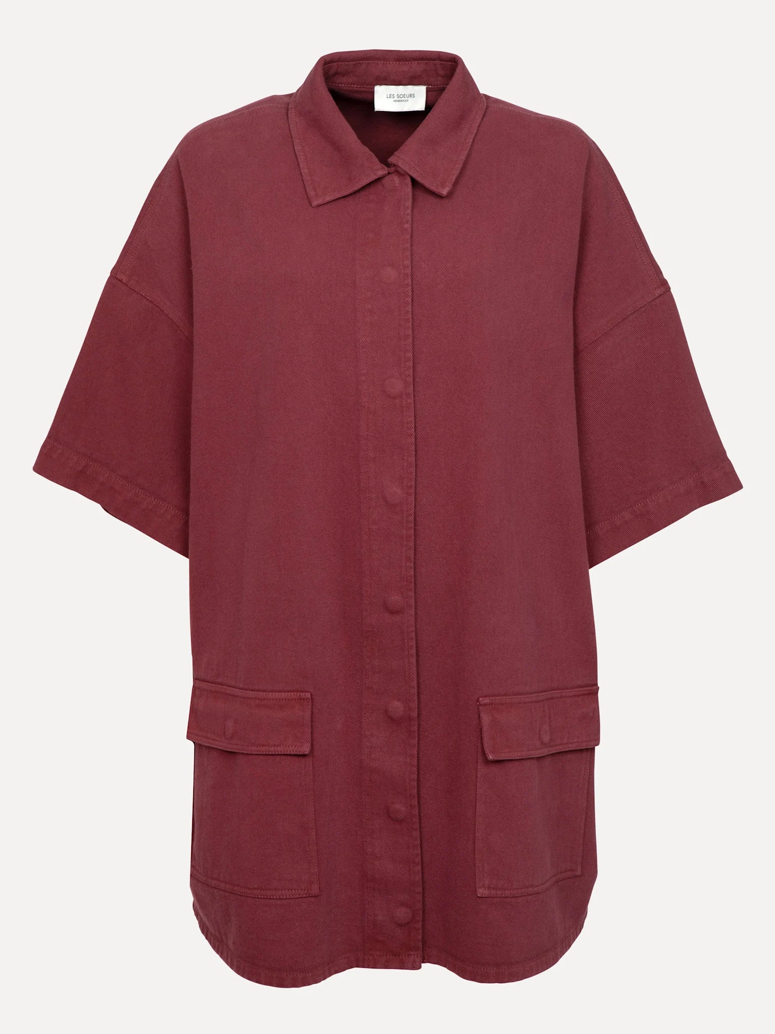Gloria jurk bordeaux - Les Soeurs