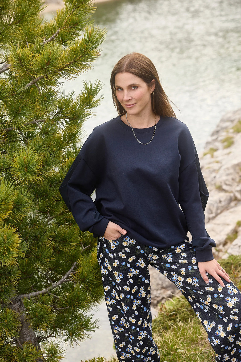 Chuck ballonjeans bloemenprint - Les Soeurs
