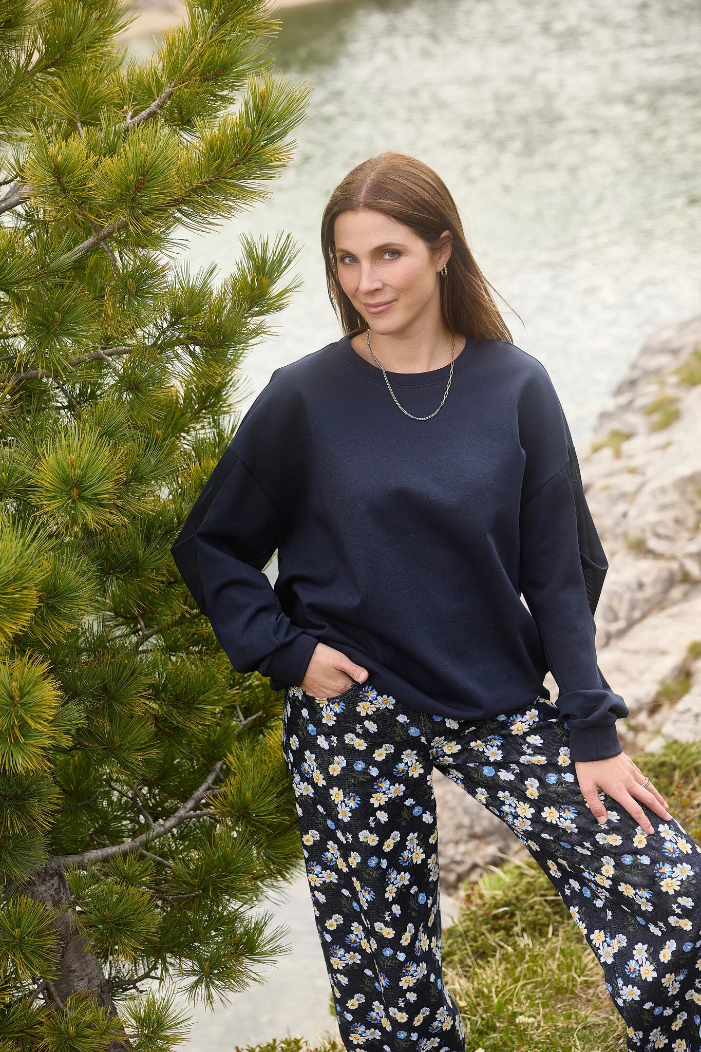 Chuck ballonjeans bloemenprint - Les Soeurs