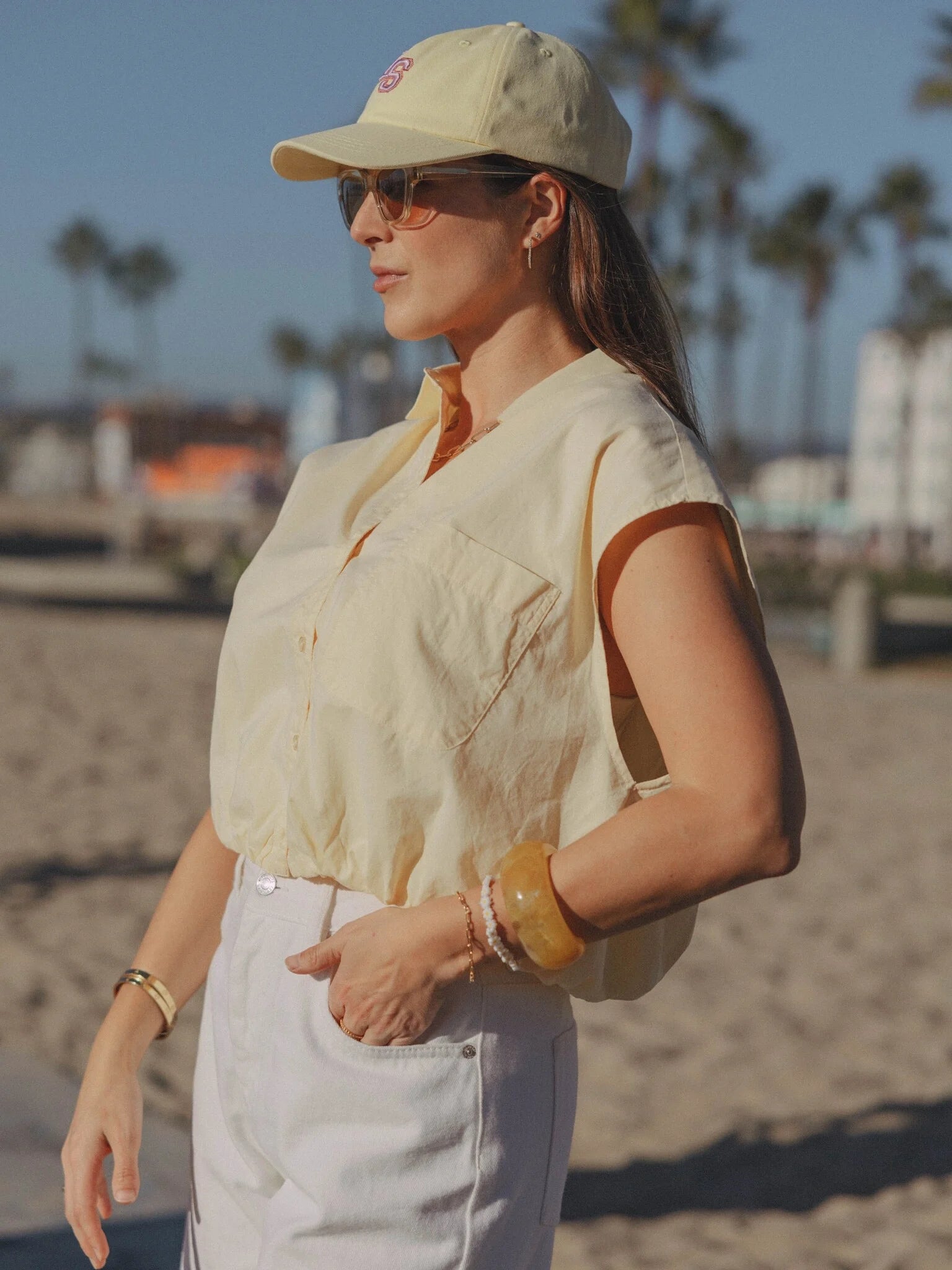 Blue blouse butter - Les Soeurs