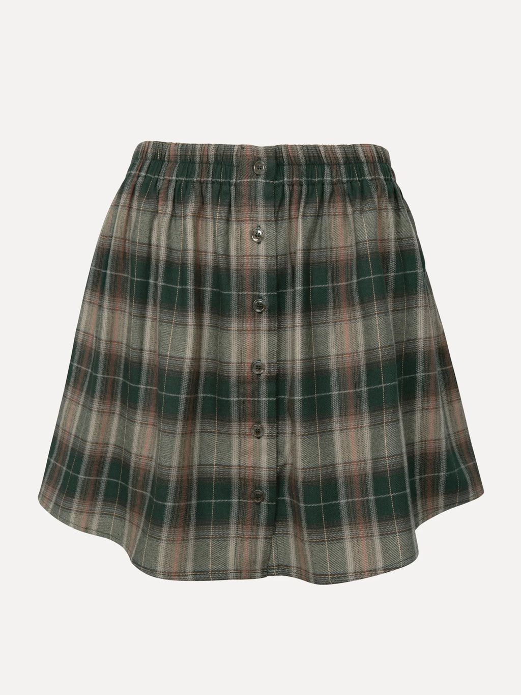 Greta geruite rok green - Les Soeurs