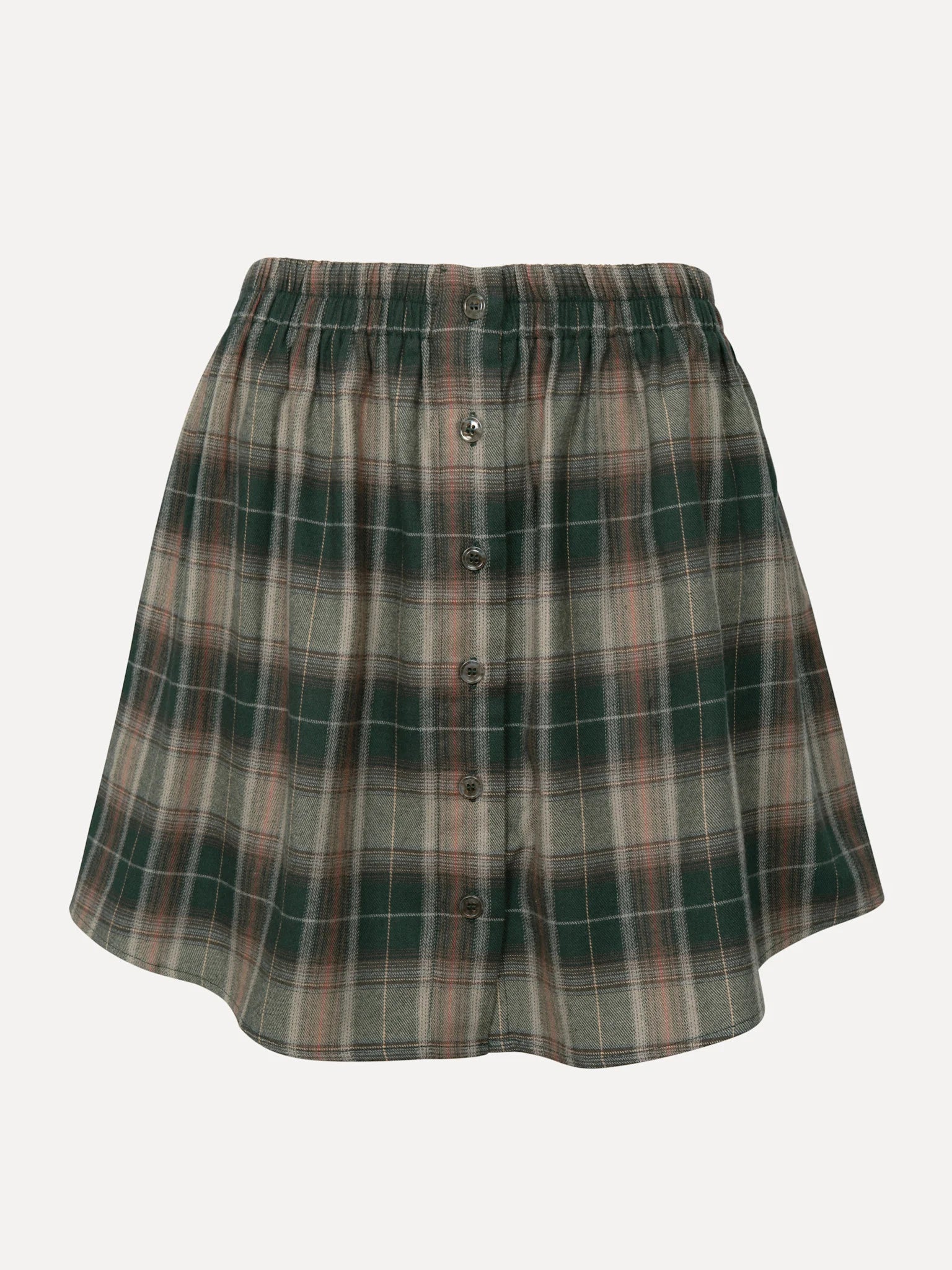 Greta geruite rok green - Les Soeurs