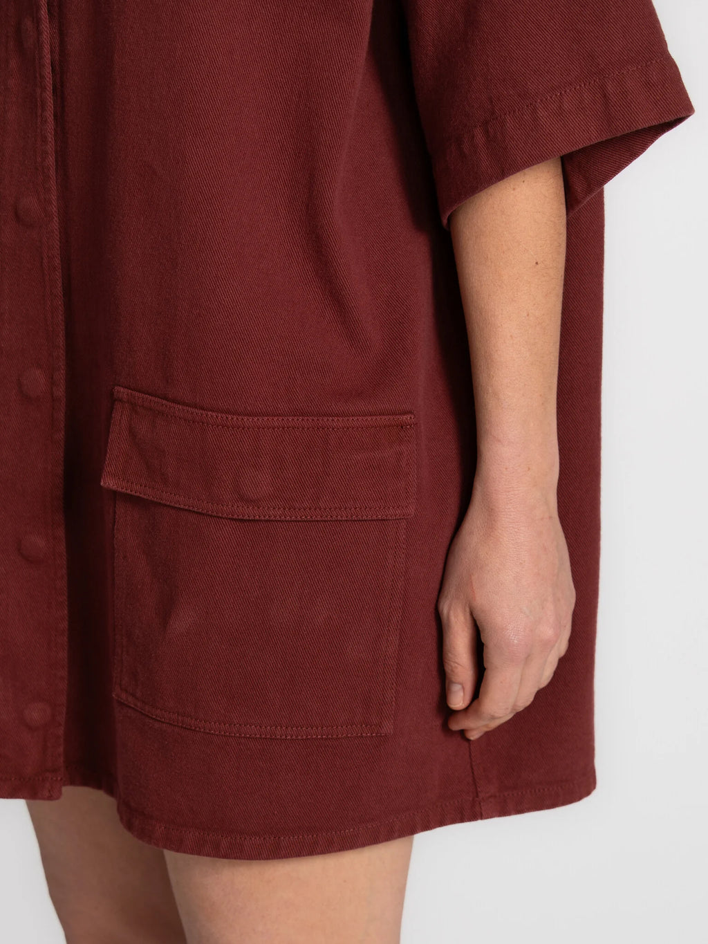 Gloria jurk bordeaux - Les Soeurs