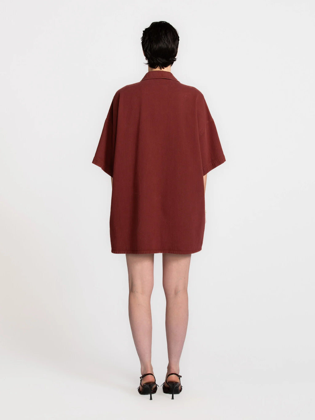 Gloria jurk bordeaux - Les Soeurs