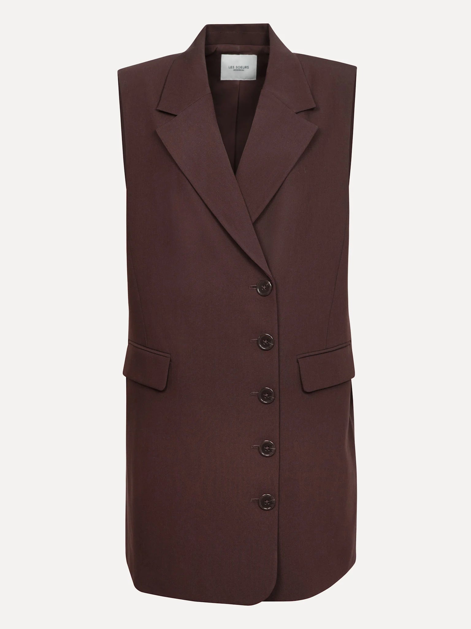 Helena jurk brown - Les Soeurs