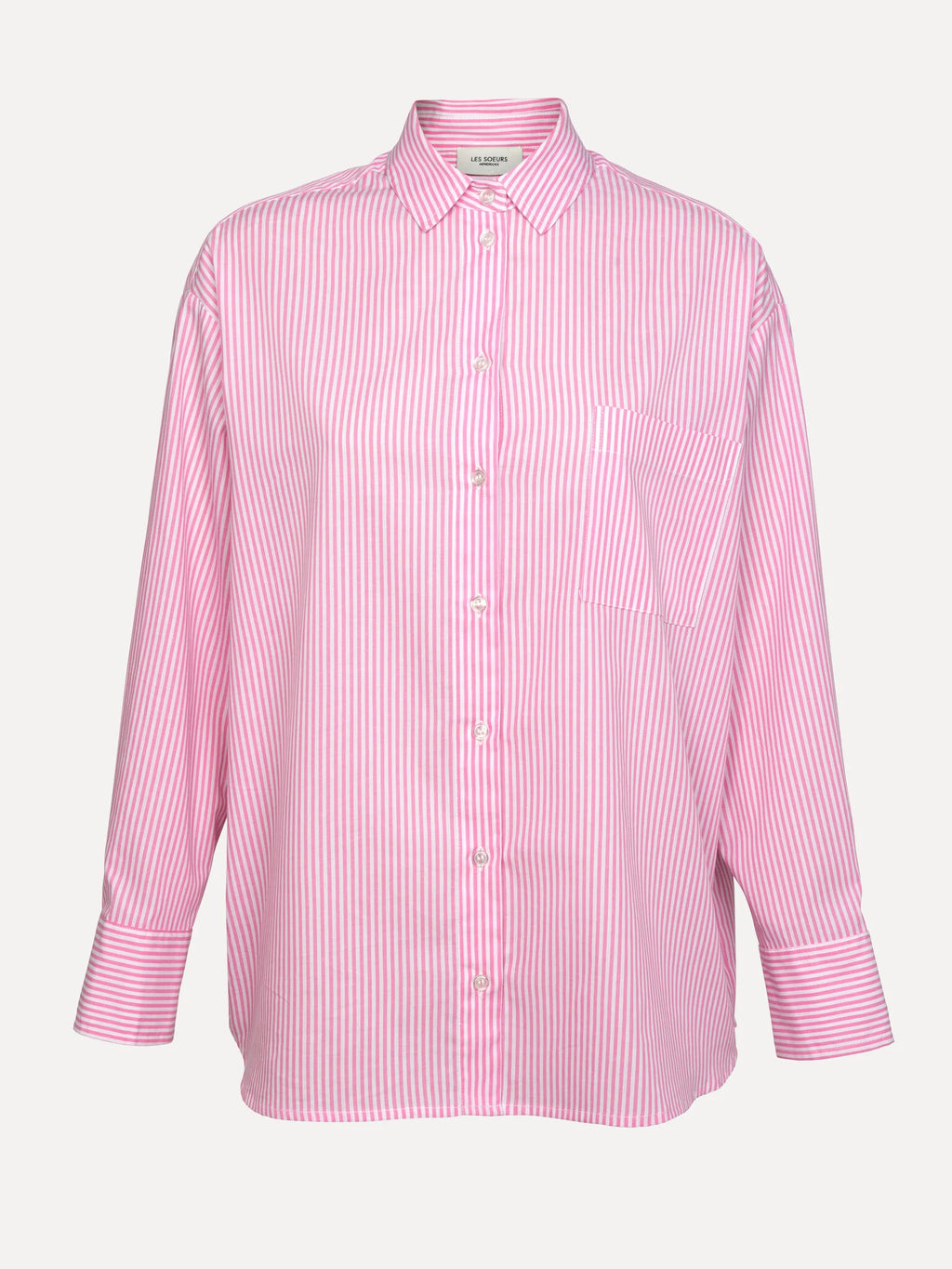 Yara hemd pink white stripes - Les Soeurs