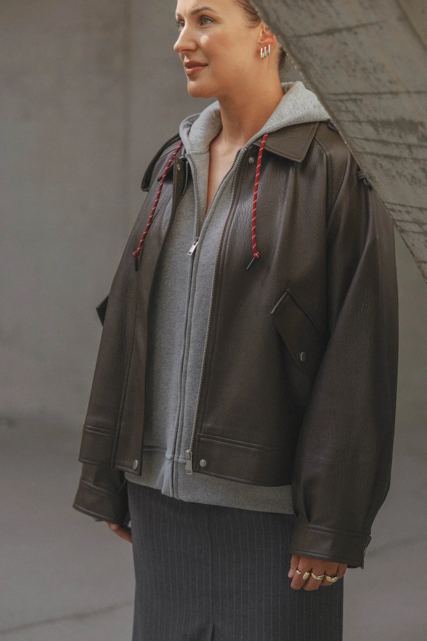 Maud vegan leder Jas - Les Soeurs