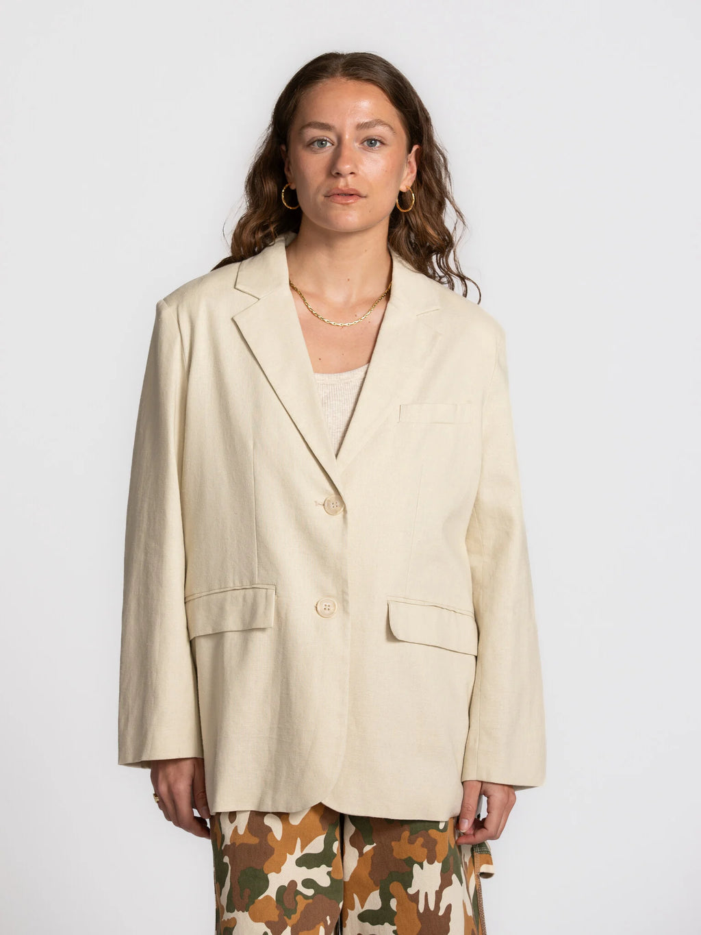 Roman blazer beige - Les Soeurs