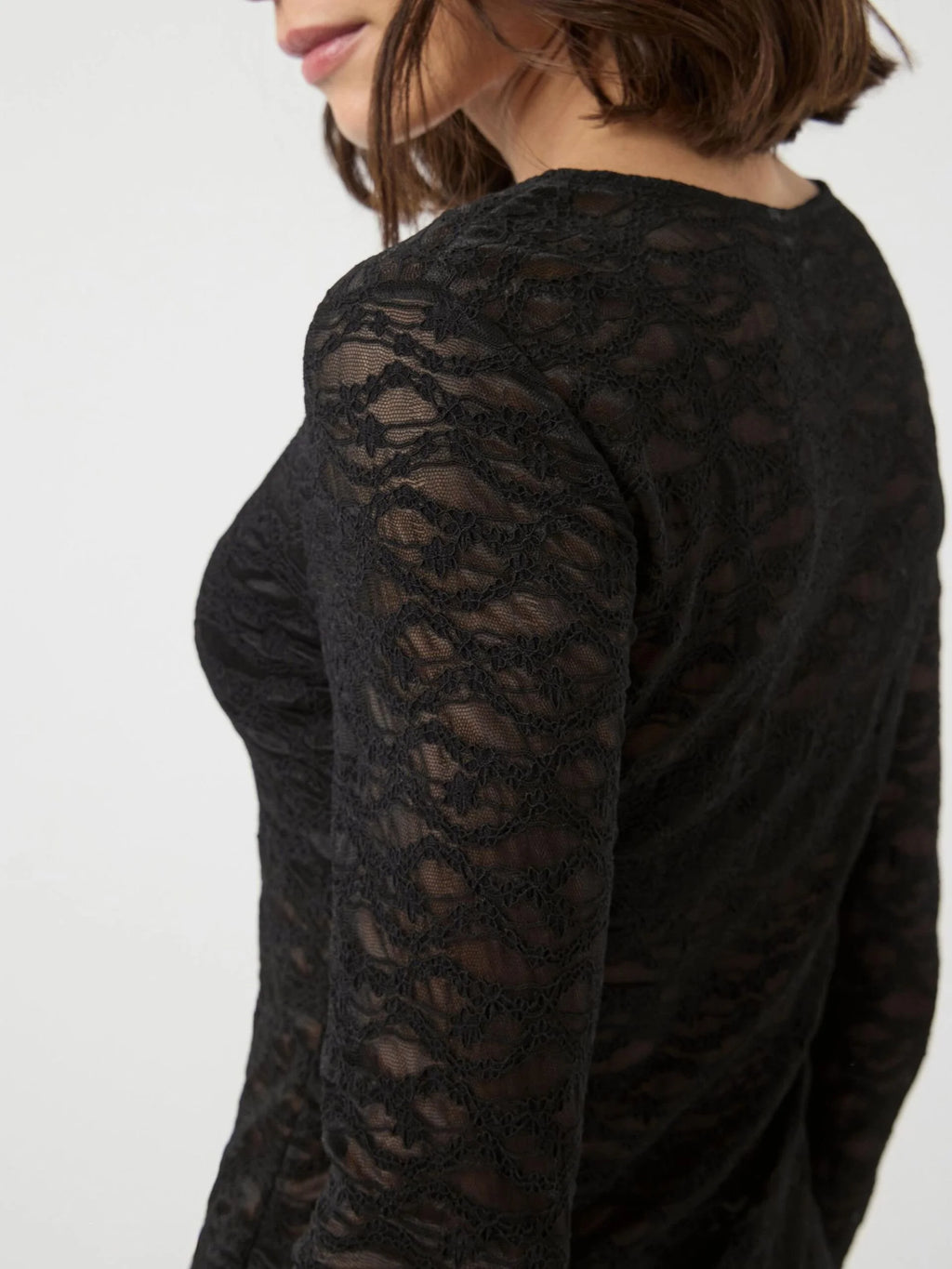 Yascara lace top - YAS