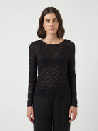 Yascara lace top - YAS