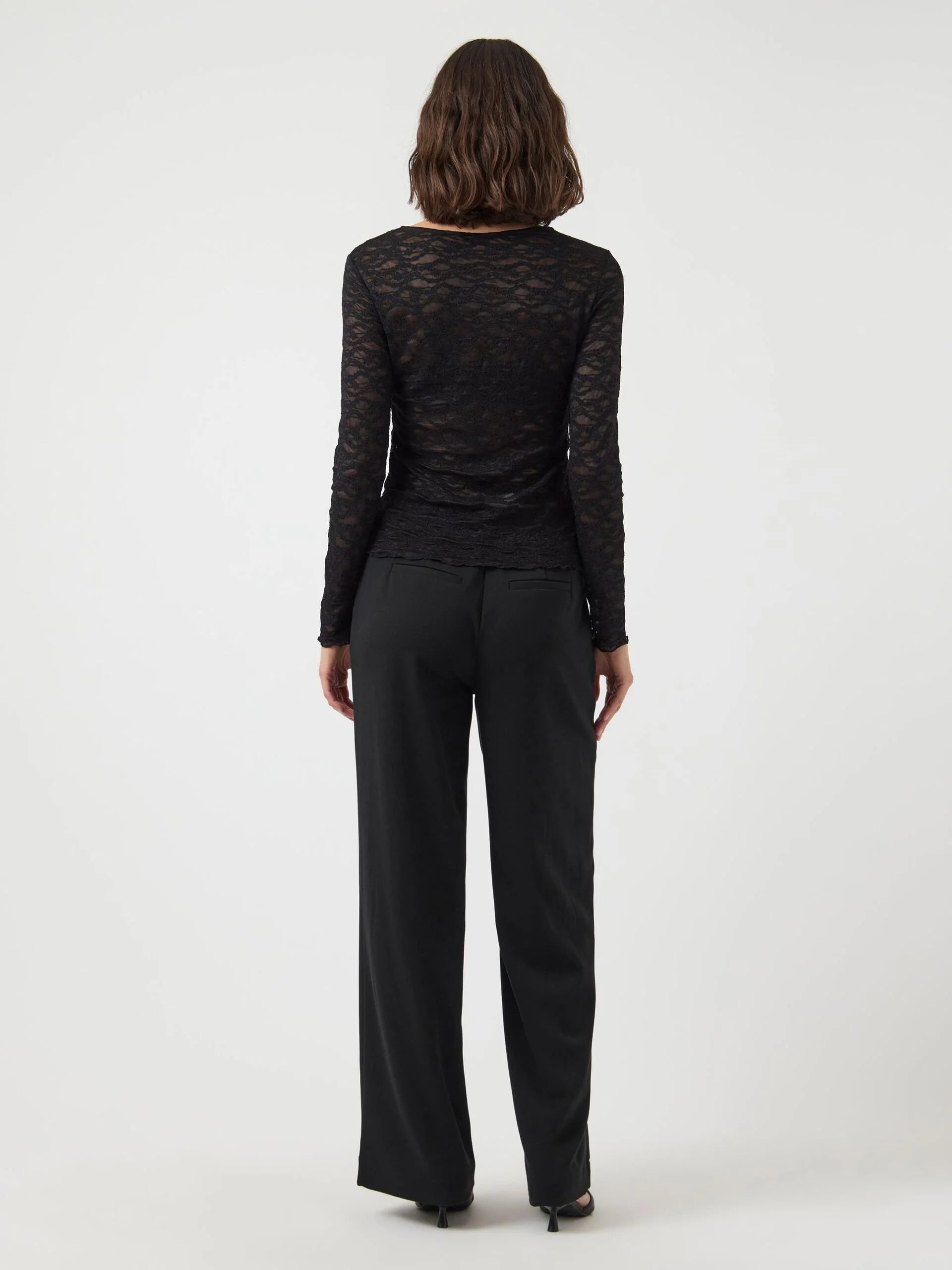 Yascara lace top - YAS