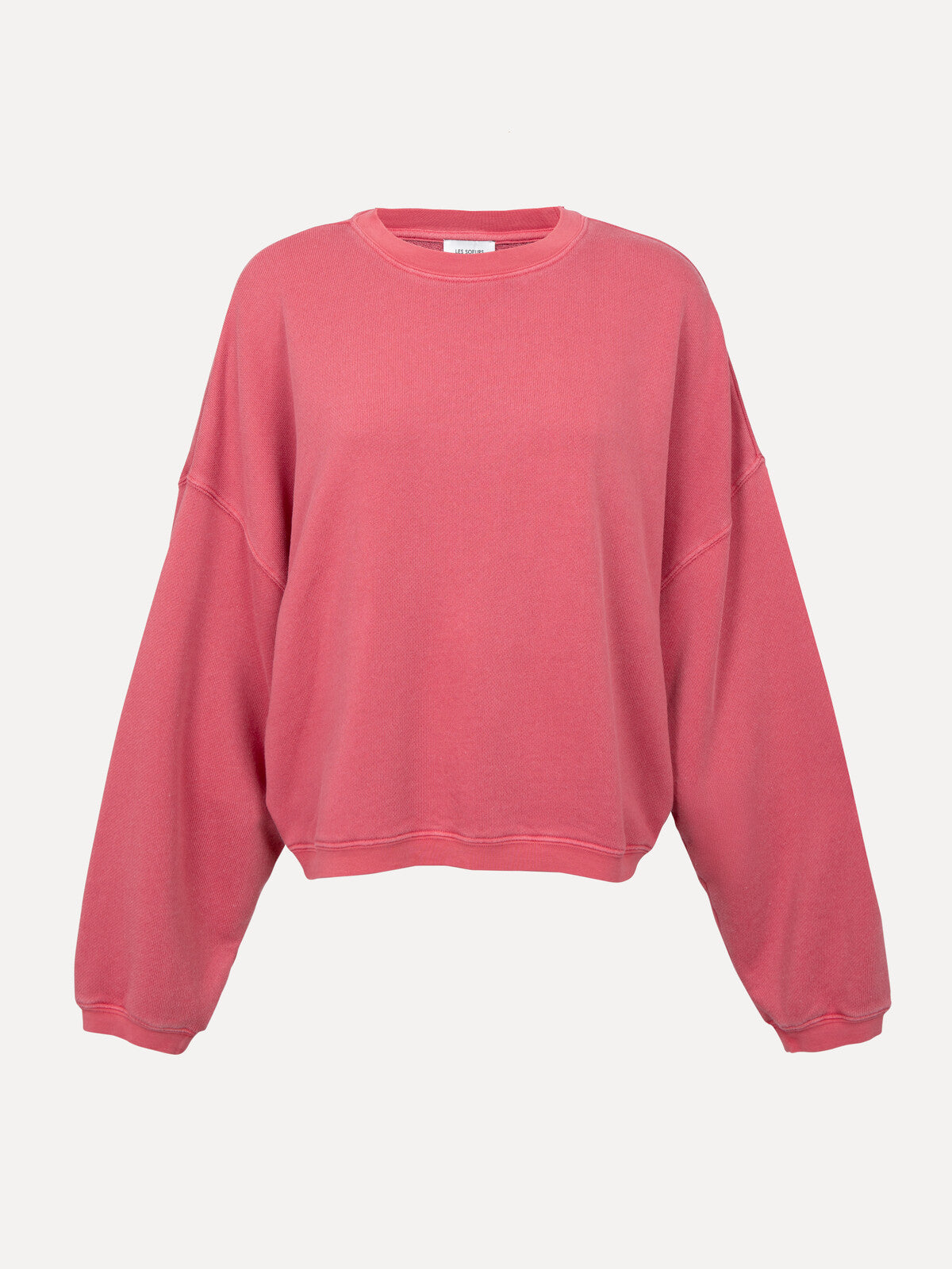 Emma artwork sweater coral - Les Soeurs