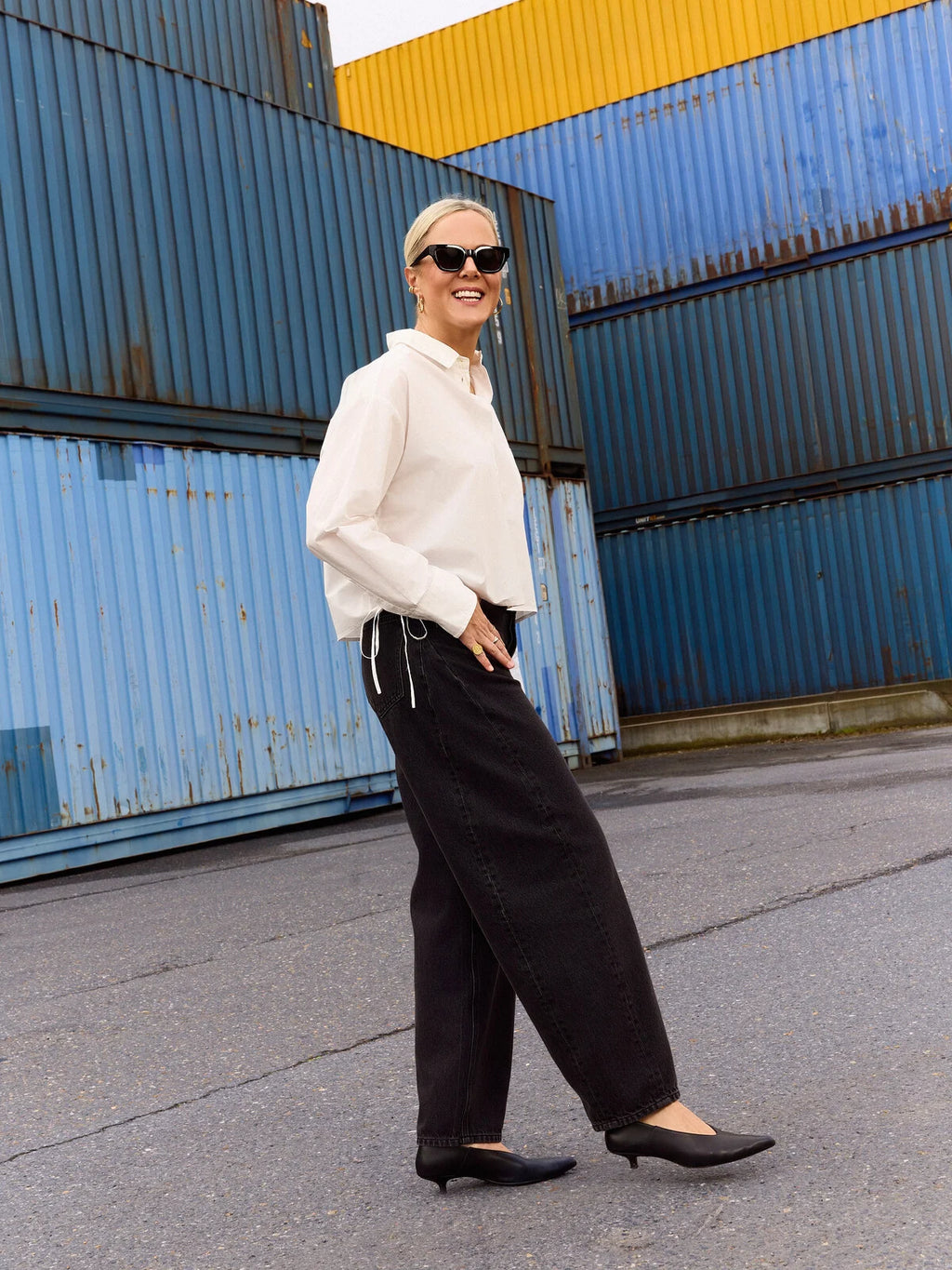 Meryl jeans black - Les Soeurs