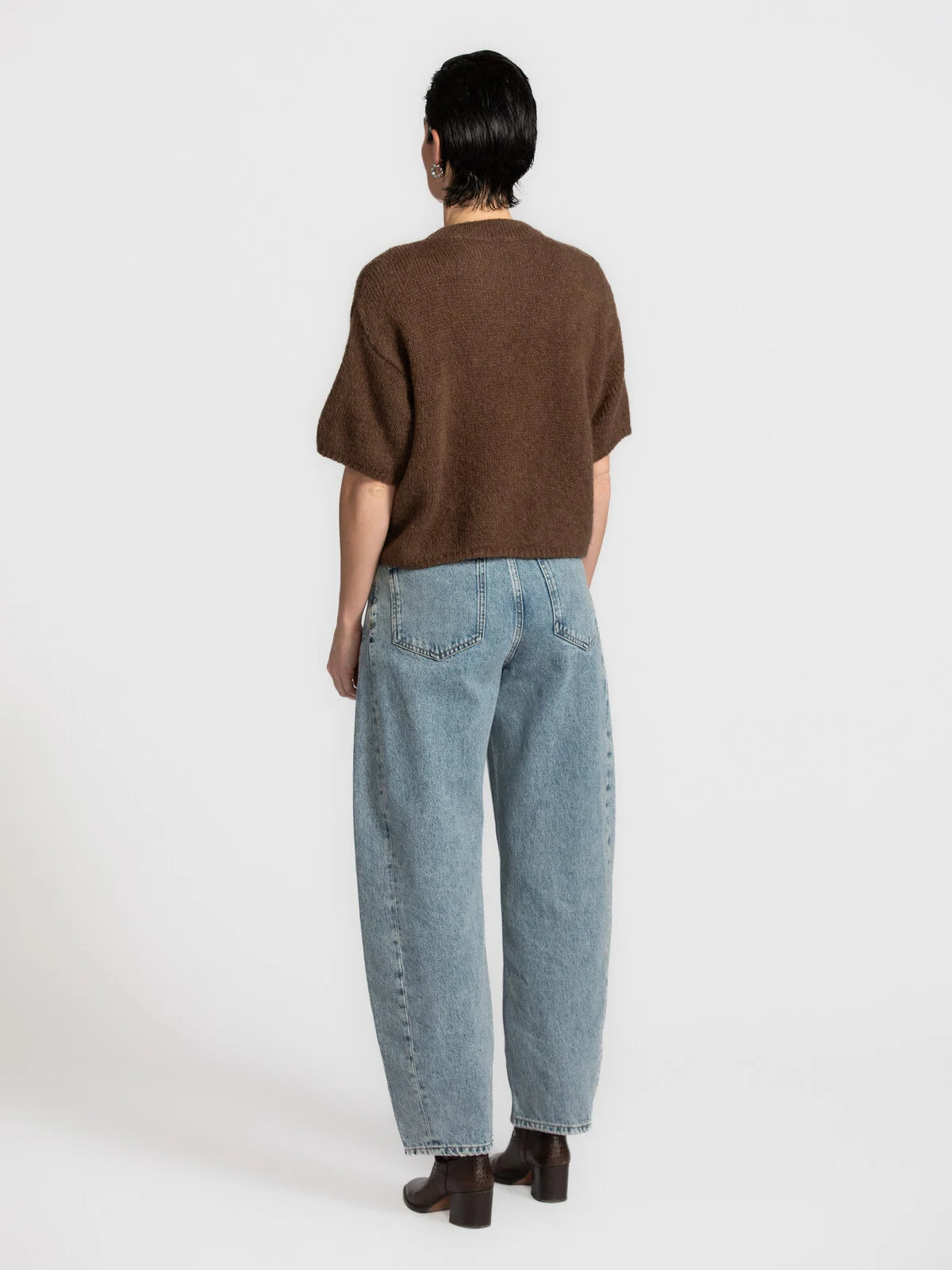 Meryl jeans mid blue - Les Soeurs