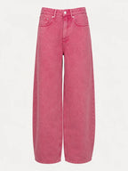 Milie jeans coral - Les Soeurs
