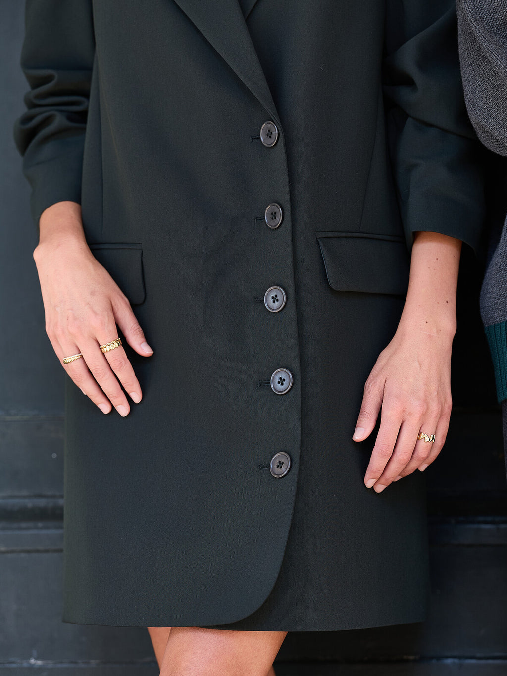 Helen blazor jurk forest - Les Soeurs