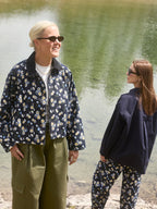 Porter jas rinse wash bloemenprint - Les Soeurs